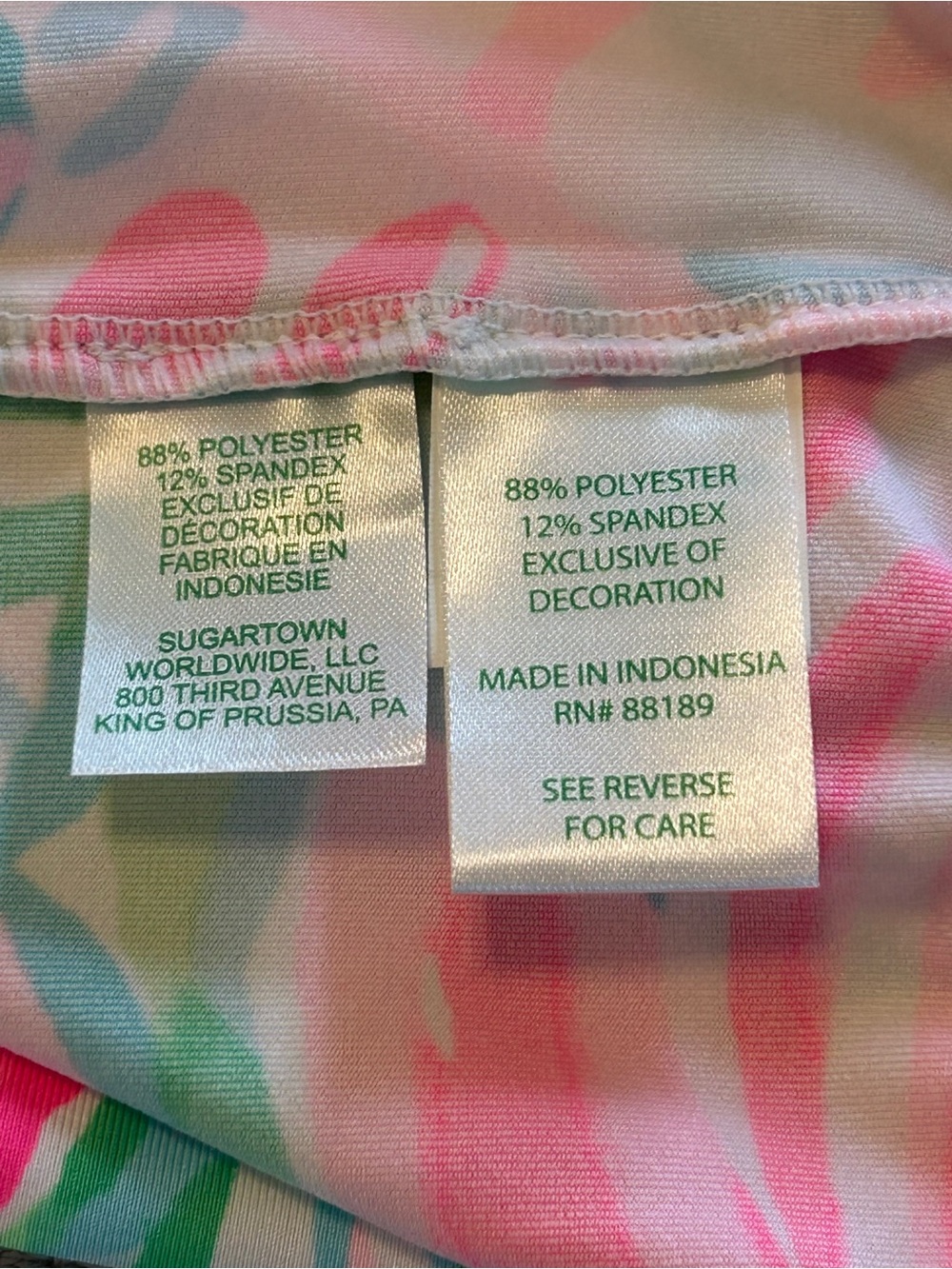Lilly Pulitzer Pink & Green Floral Halter Camisole - Picture 9 of 10